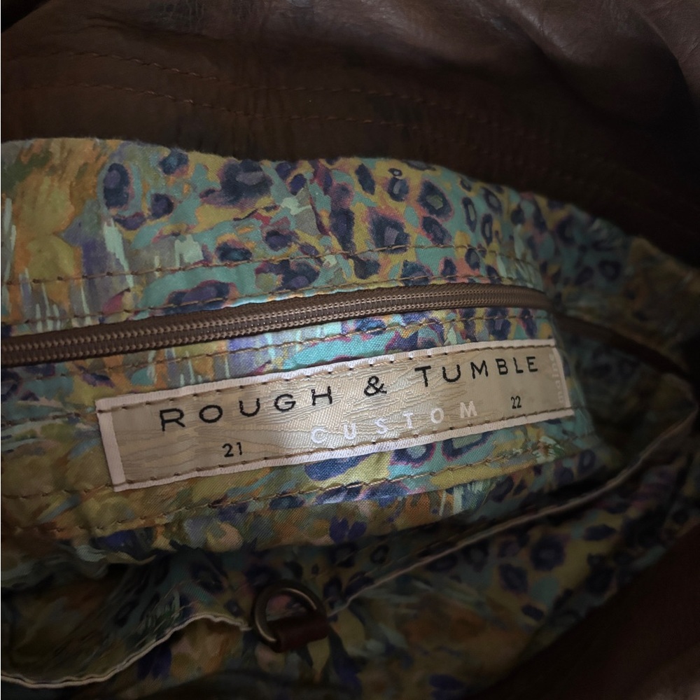 Rough and Tumble distressed espresso/ rustic pecan Train with 3 way LP strap - Picture 3 of 16